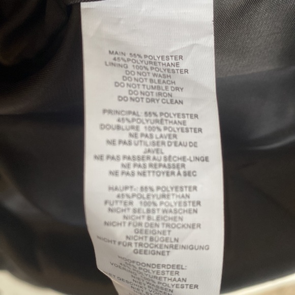 NWT Nasty Gal Faux Leather Oversized Suit Blazer 2 - Picture 7 of 8